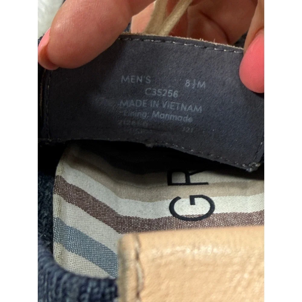 Cole Haan Zerogrand‎ Stitchlite Men Navy Knit Oxford Shoes 8.5 Dress Sneaker